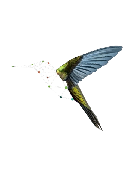 Colibrí ALMA — símbolo del Campus Virtual